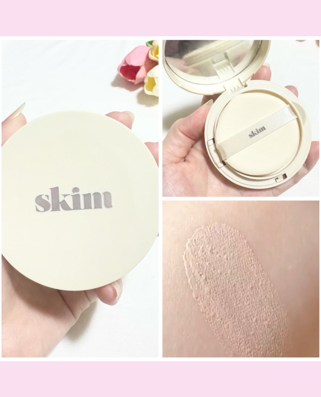 ルポ クッションファンデーション 21号（ナチュラル）/skim /クッションファンデーションを使ったクチコミ（3枚目）