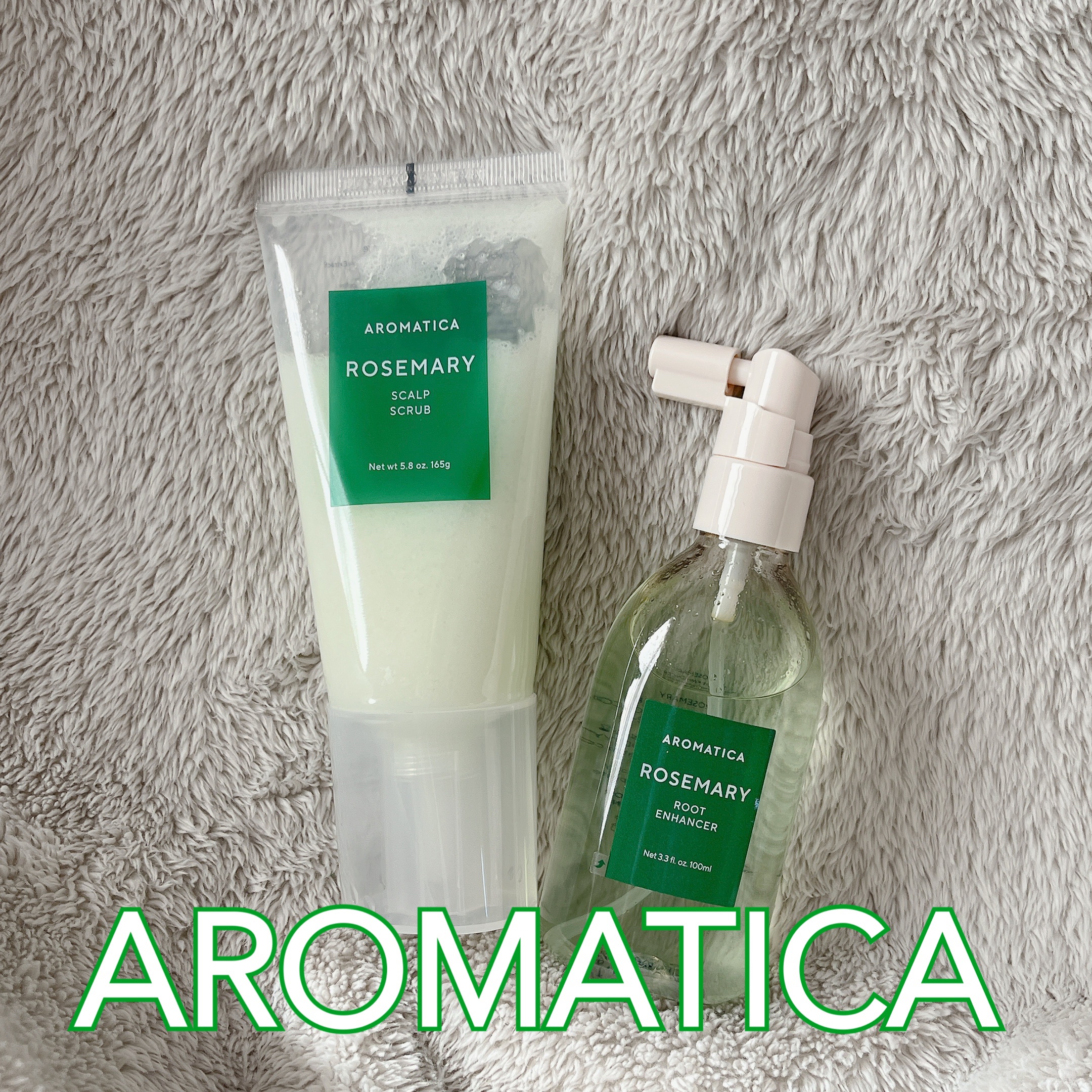ローズマリー スカルプ スクラブ/AROMATICA/ヘッドスクラブを使ったクチコミ（1枚目）