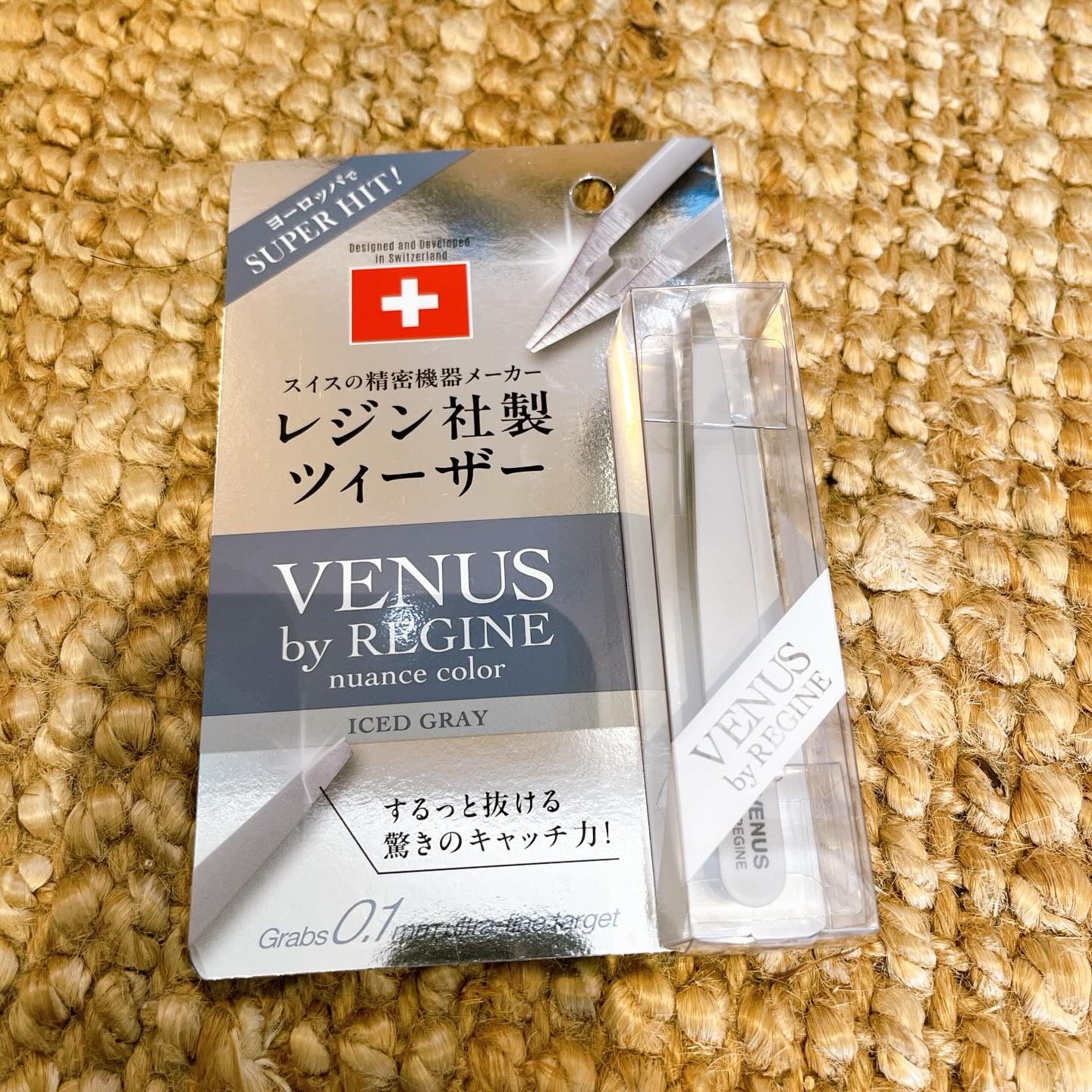 レジン ヴィーナスレジンツィーザーのクチコミ「✨レジン ツイーザー ビーナス｜ニュアンスカラー（アイスグレー）✨

アイスグレーは甘すぎなく.....」（1枚目）