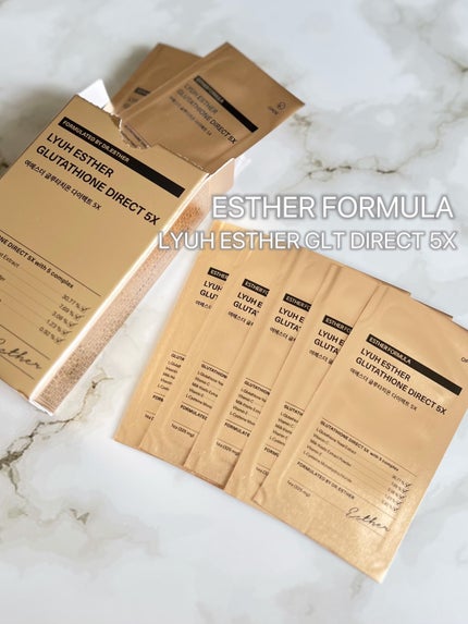 ヨエスターグルタチオンダイレクト5X/ESTHER FORMULA/美容サプリメントを使ったクチコミ(1枚目)