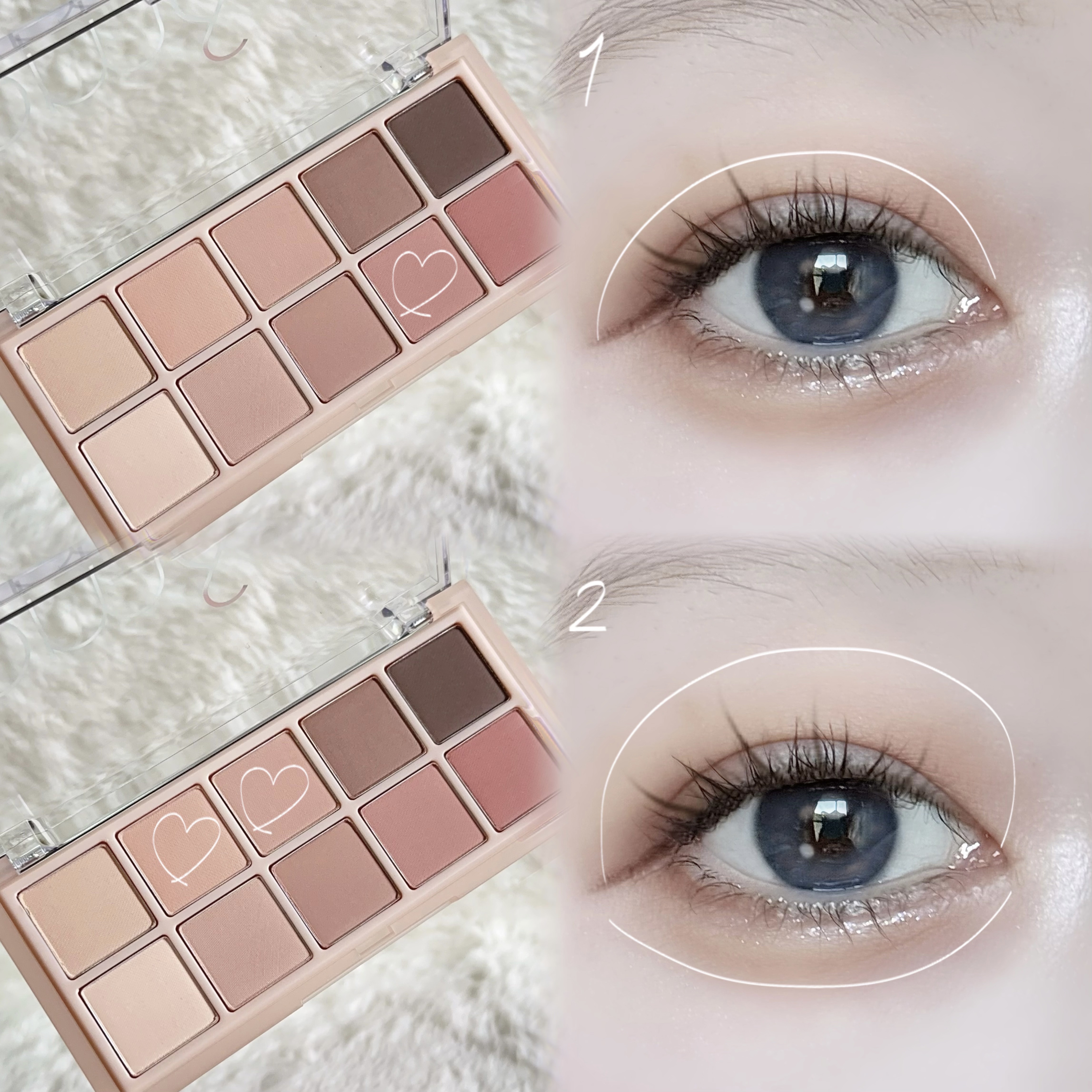 ベターザンパレット/rom&nd/アイシャドウパレットを使ったクチコミ（2枚目）