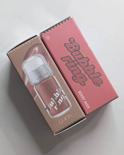 LUNA バブリングガムグロス 04号 ローズラテ/LUNA/リップグロスの画像