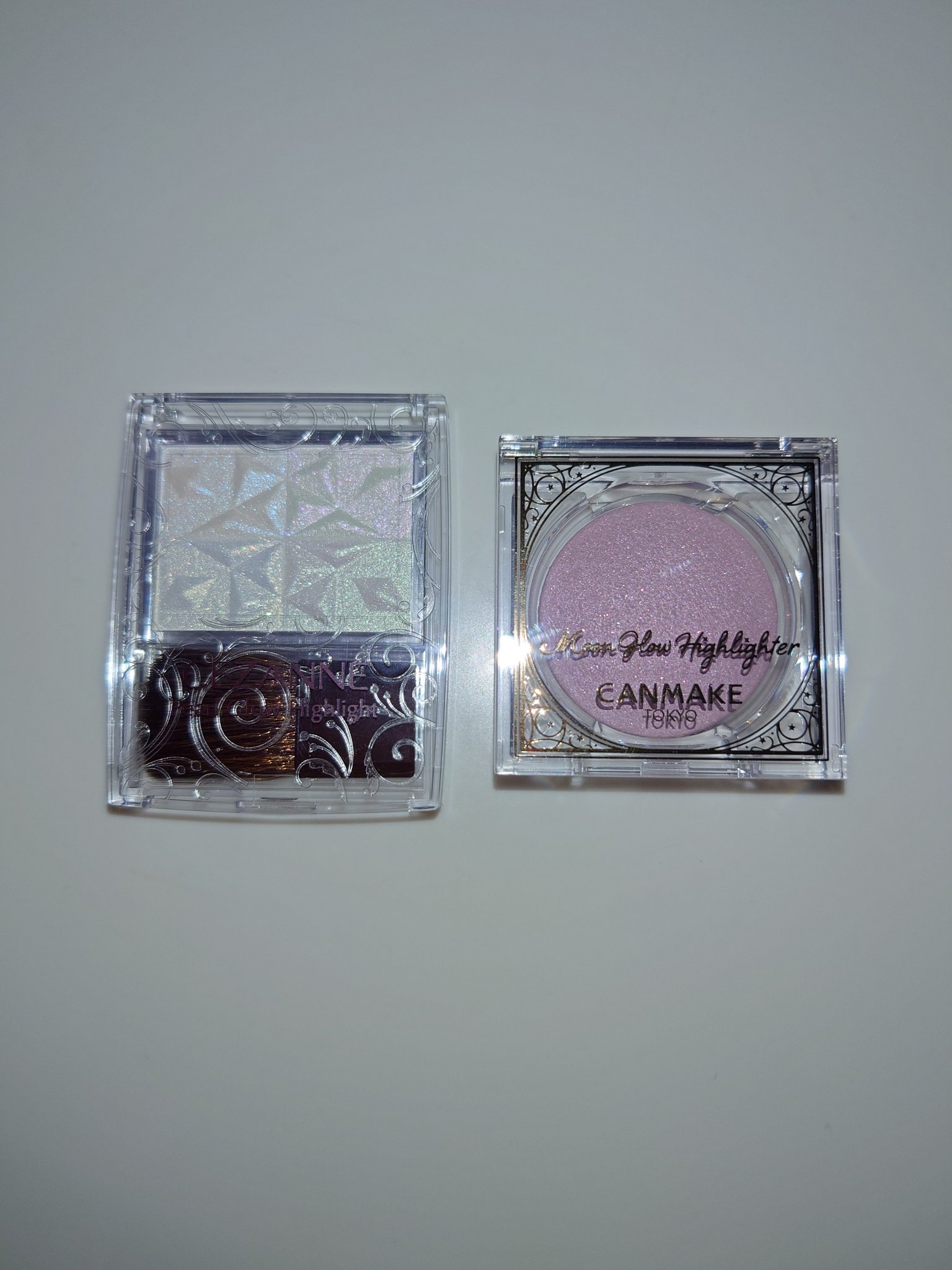 ムーングロウハイライター 03 ムーングロウライラック/キャンメイク/ハイライトを使ったクチコミ（2枚目）