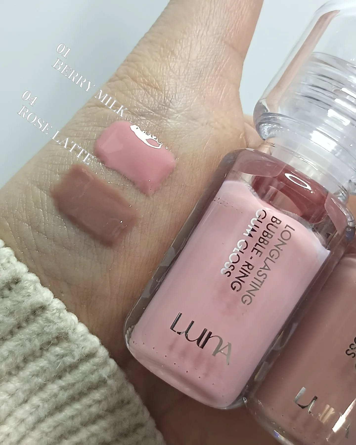 LUNA バブリングガムグロス/LUNA/リップグロスを使ったクチコミ（3枚目）