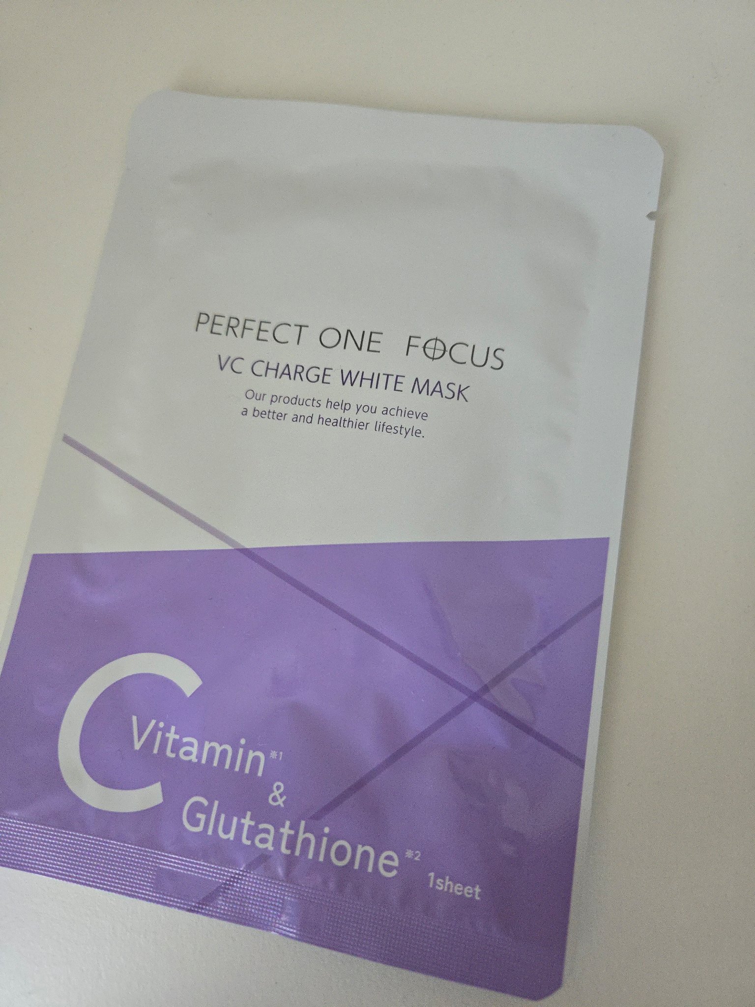 VCチャージ  ホワイトマスク/PERFECT ONE  FOCUS/シートマスク・パックを使ったクチコミ（1枚目）