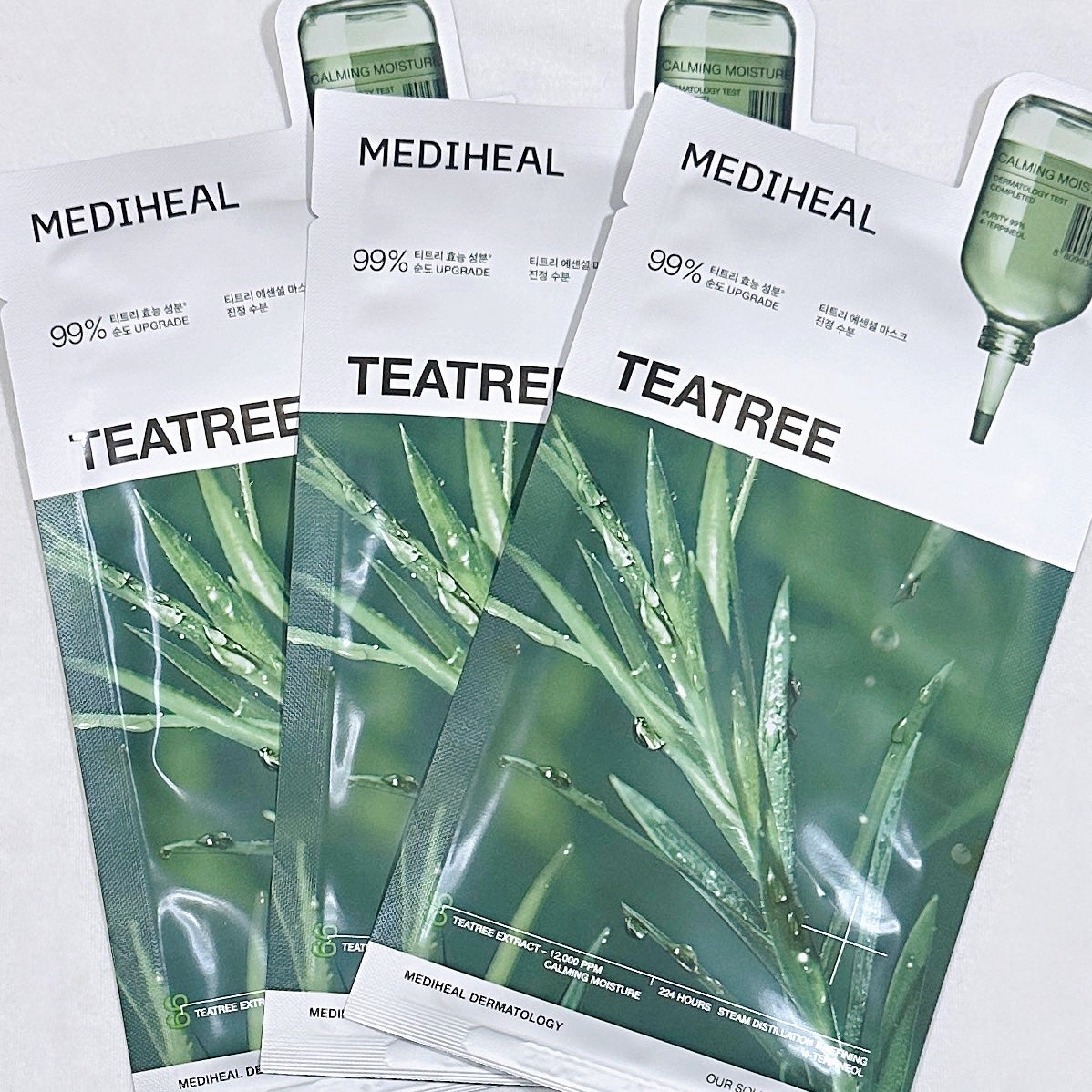 ティーツリー エッセンシャルマスクカーミングモイスチャー/MEDIHEAL/シートマスク・パックを使ったクチコミ(2枚目)