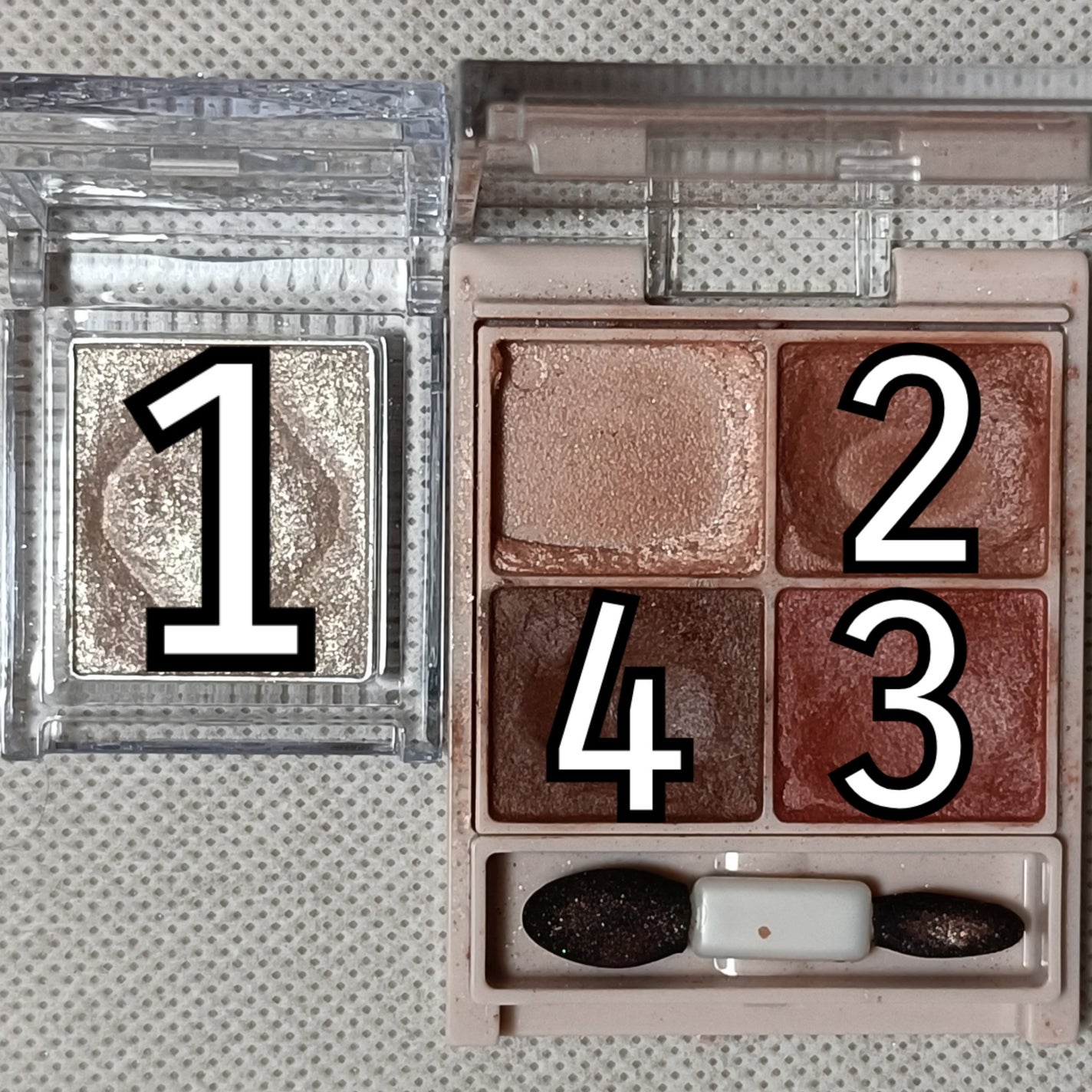 セレクト アイカラー/ESPRIQUE/単色アイシャドウを使ったクチコミ(4枚目)