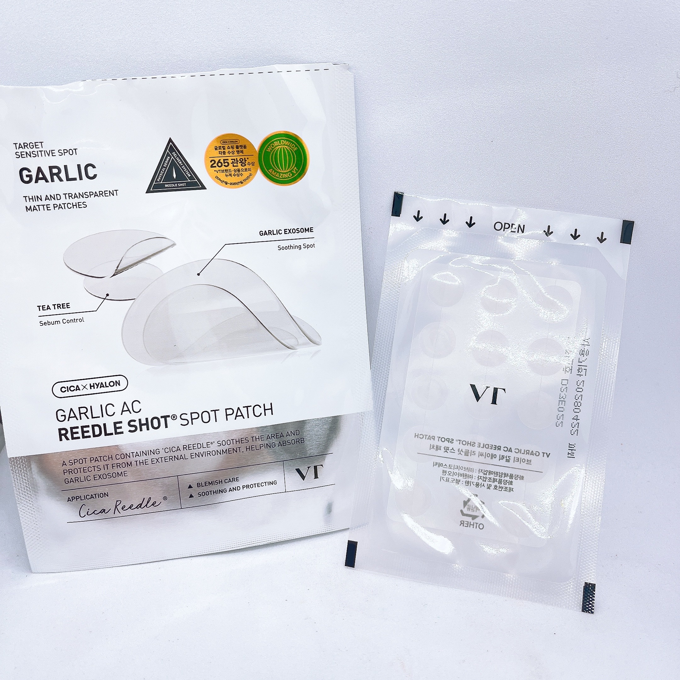 ガーリック リードルショット スポットパッチ/VT/その他スキンケアを使ったクチコミ（1枚目）
