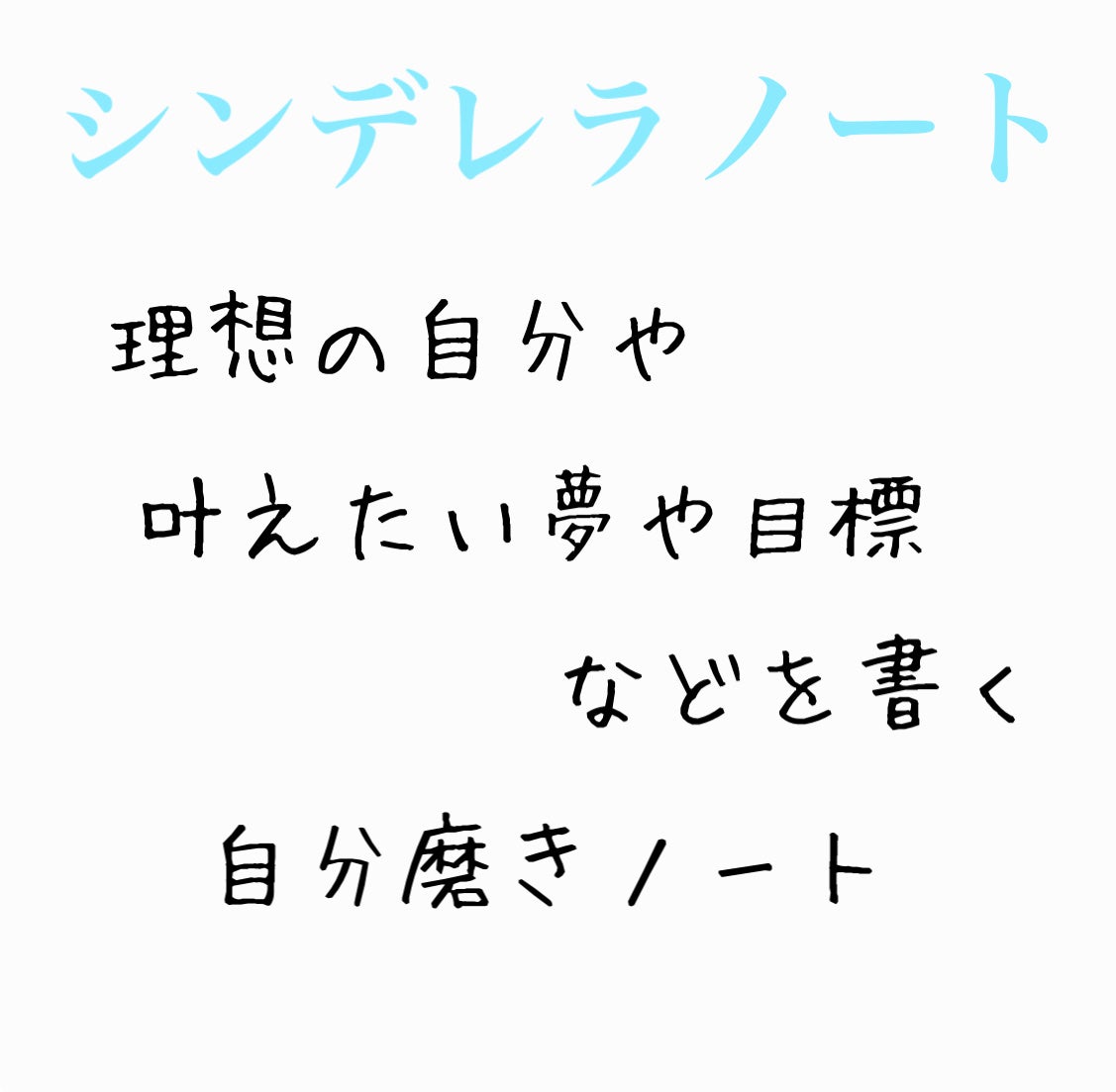 みよん@毎日投稿 on LIPS 「✨シンデレラノート✨1月になってきりがいいので、ずっと書こうと..」(2枚目)