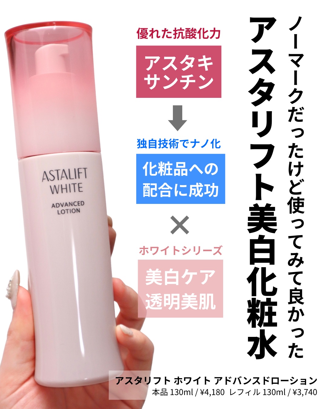 アスタリフト ホワイト アドバンスドローション/アスタリフト/化粧水を使ったクチコミ（2枚目）