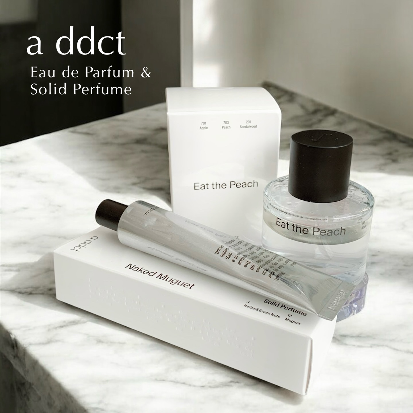 𝙖 𝙙𝙙𝙘𝙩
𝘌𝘢𝘶 𝘥𝘦 𝘗𝘢𝘳𝘧𝘶𝘮 𝘢𝘯𝘥 𝘚𝘰𝘭𝘪𝘥 𝘗𝘦𝘳𝘧𝘶𝘮𝘦✍🏻
┈┈┈┈┈┈┈┈┈┈┈┈┈┈┈┈
韓国香水といえば…
シンプルなパケがお洒落なa ddct🤍