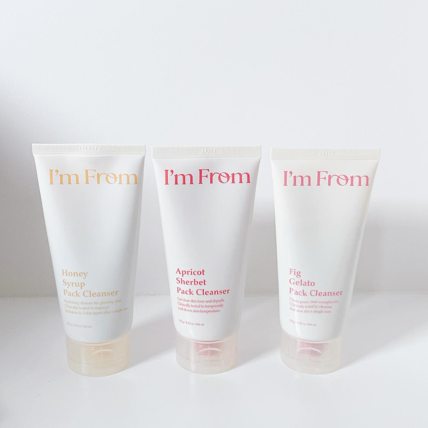 フィグジェラートパッククレンザー/I'm from/洗顔フォームを使ったクチコミ（1枚目）