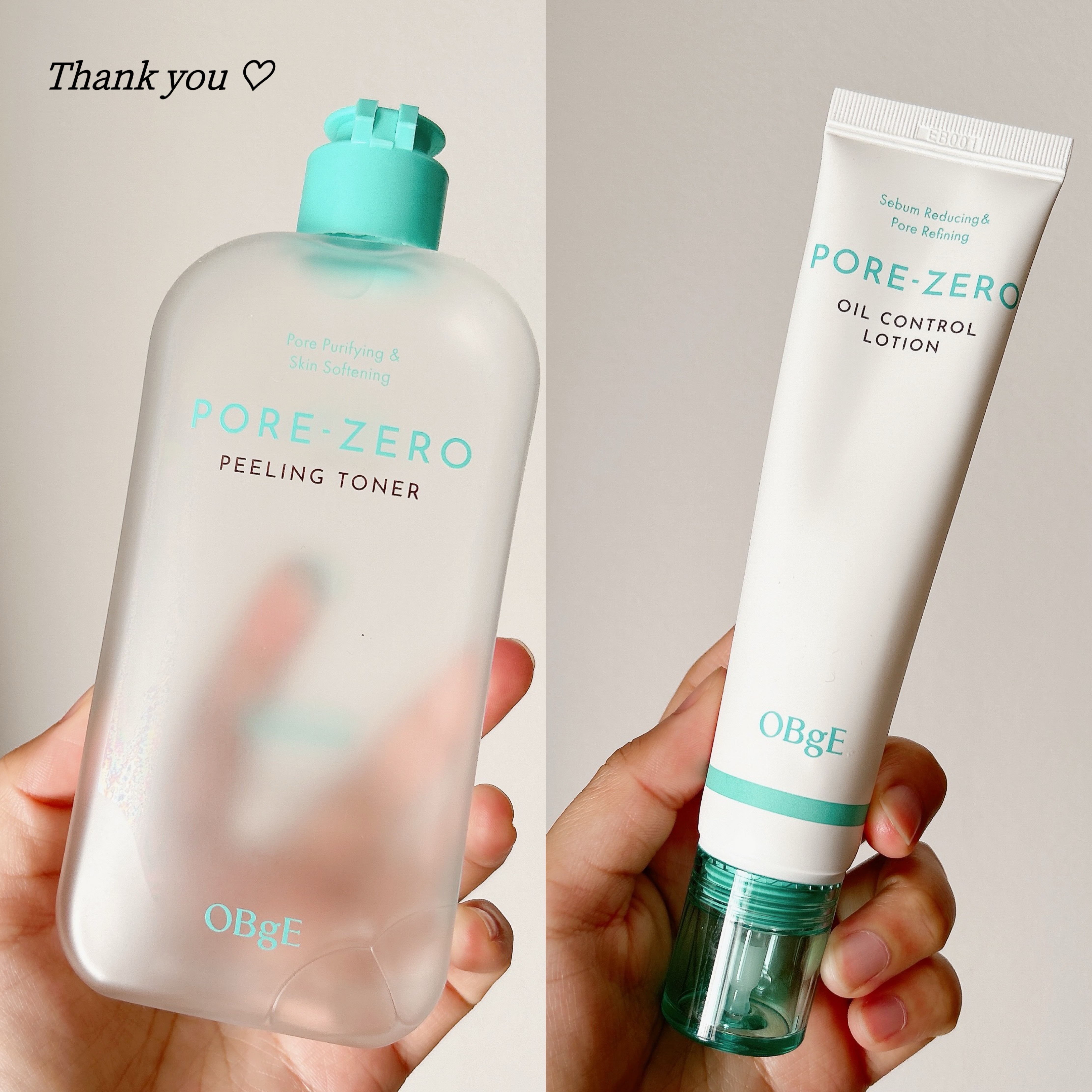 \ 使い切りレビュー💚💚 /

オブジェ
毛穴ゼロピーリングトナー
毛穴ゼロオイルコントロールローション
使い切りました🙌🏻✨

韓国メンズコスメだけど、
私も彼氏と一緒に使っていました😚💚

💚毛穴ゼロピーリングトナー
▶︎