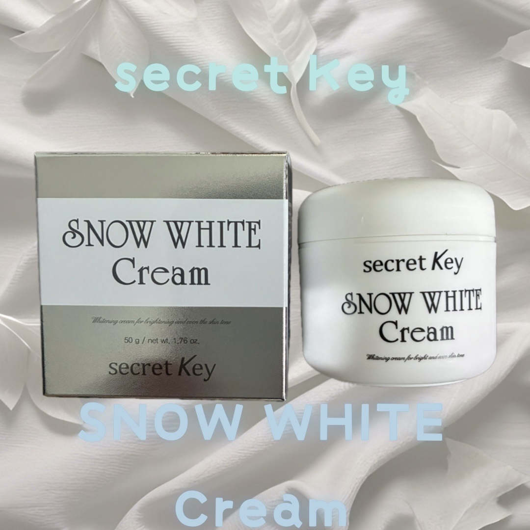 ーーーーーーーーーーーーーーーーーーーー

SECRET KEY
SNOW WHITE cream

ーーーーーーーーーーーーーーーーーーーー

くすみのある肌をトーンアップしてくれるクリームです✳︎✳︎
メイクアップベース+BBクリーム+
