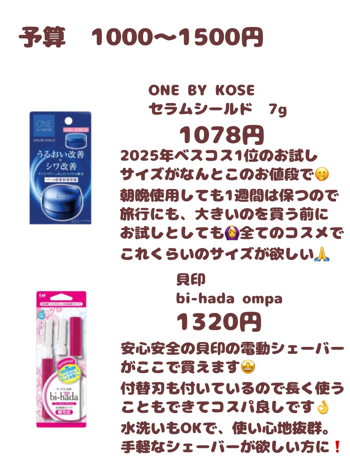 bi-hada ompa L ホルダー替刃2個付/貝印/シェーバーを使ったクチコミ(4枚目)
