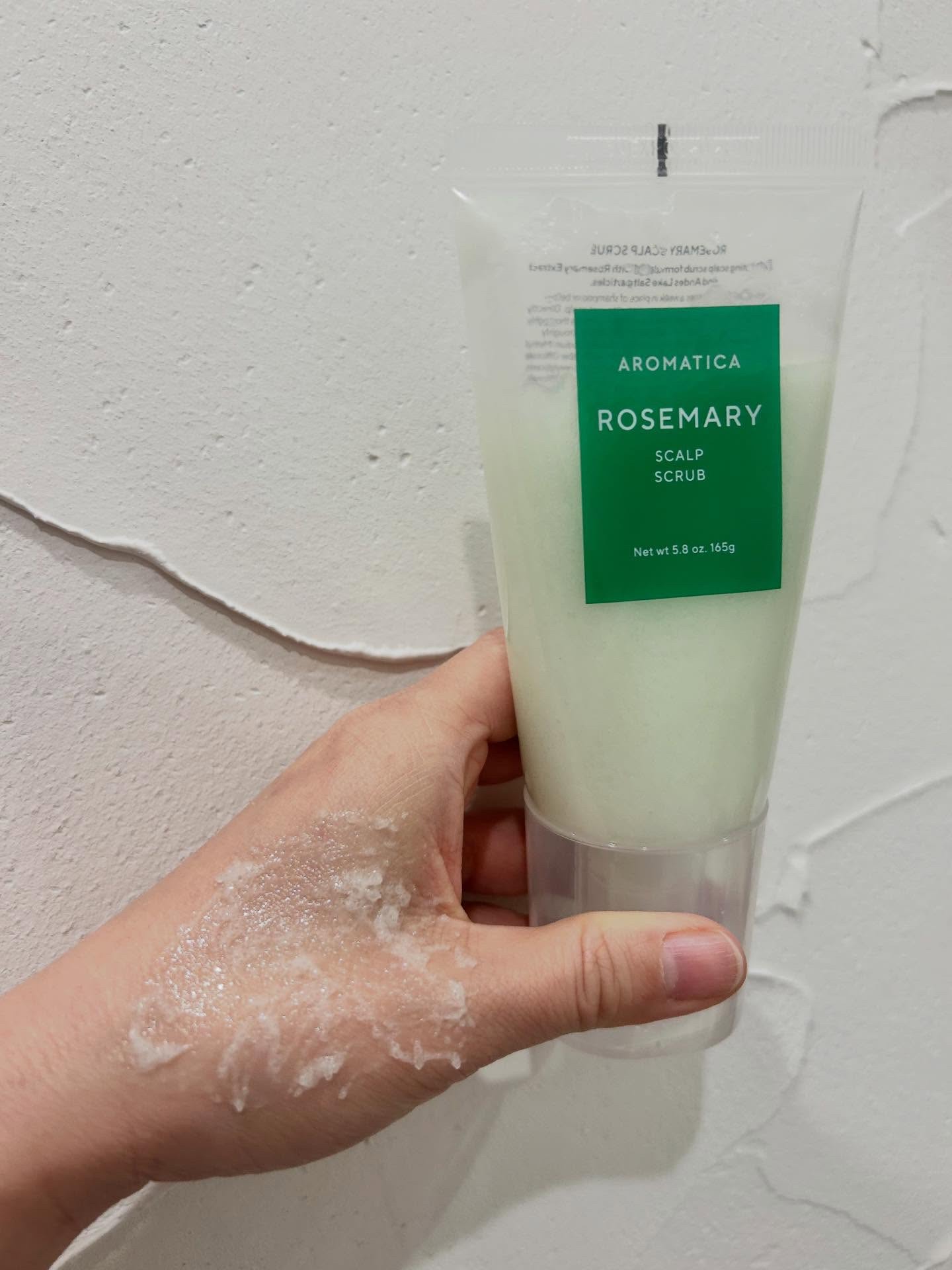ローズマリー スカルプ スクラブ/AROMATICA/ヘッドスクラブを使ったクチコミ（3枚目）