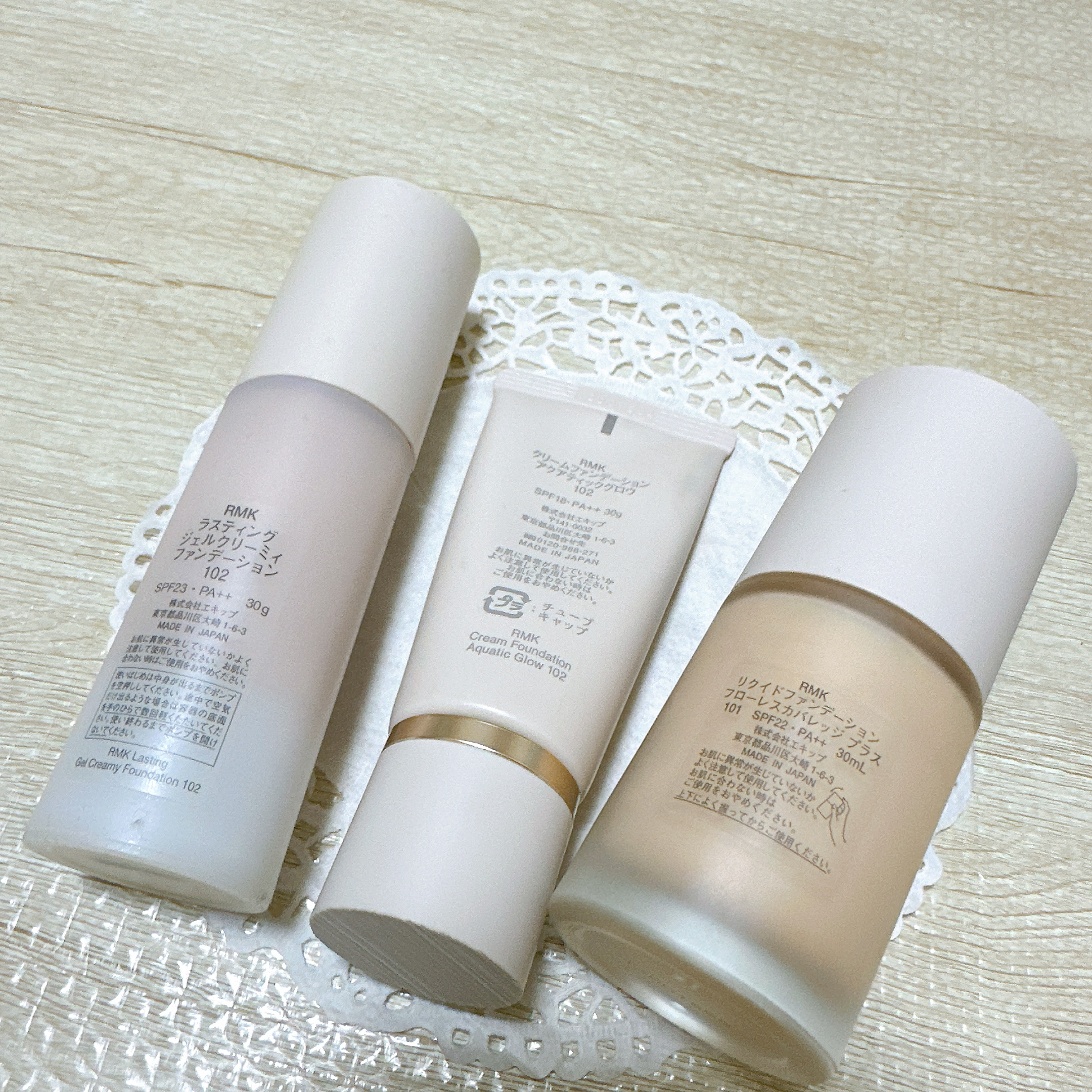 RMK クリームファンデーション アクアティックグロウ/RMK/クリーム・エマルジョンファンデーションを使ったクチコミ（3枚目）