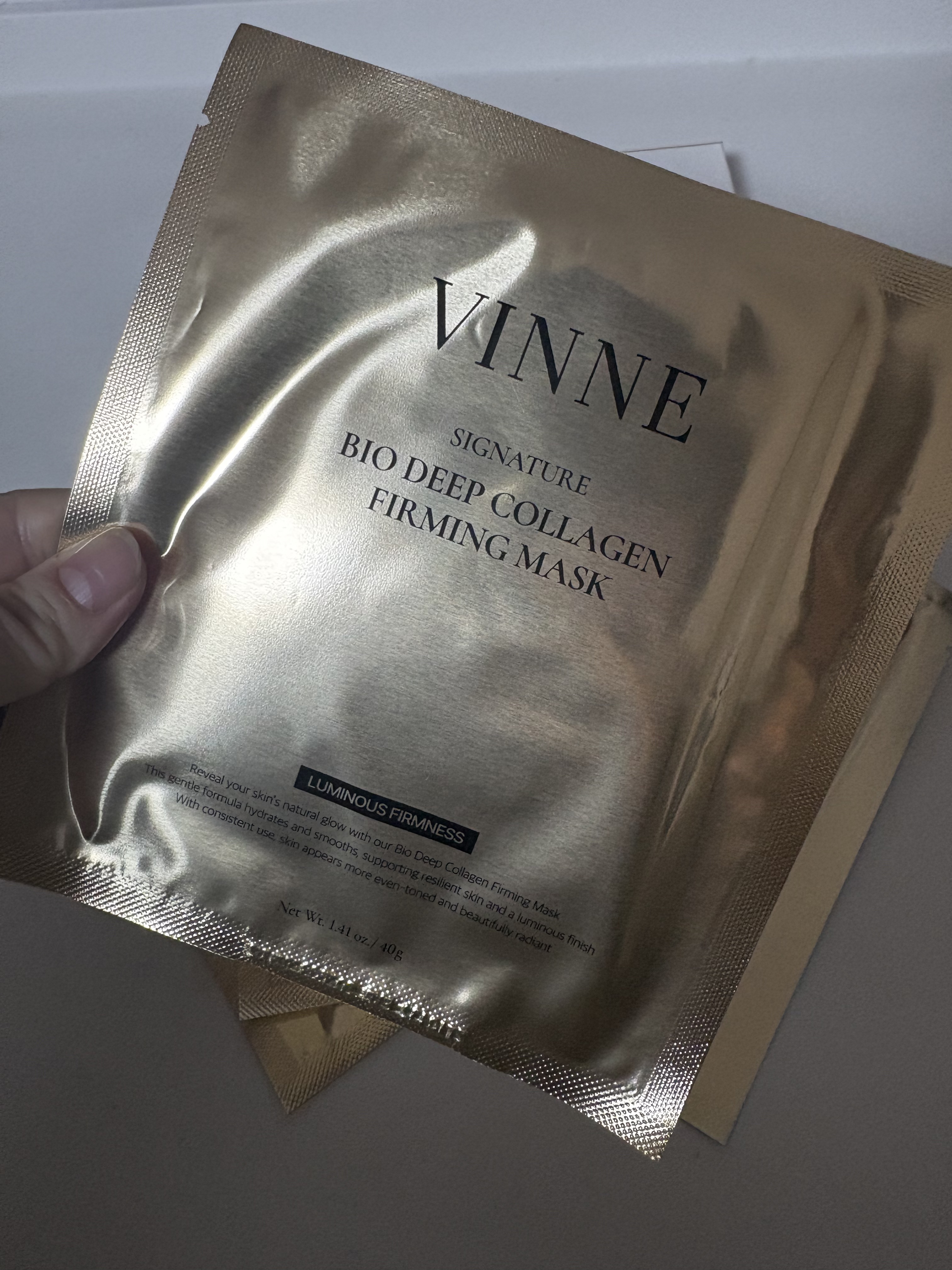 シグニチャーバイオディープコラーゲンファーミングマスク/VINNE /シートマスク・パックを使ったクチコミ（3枚目）