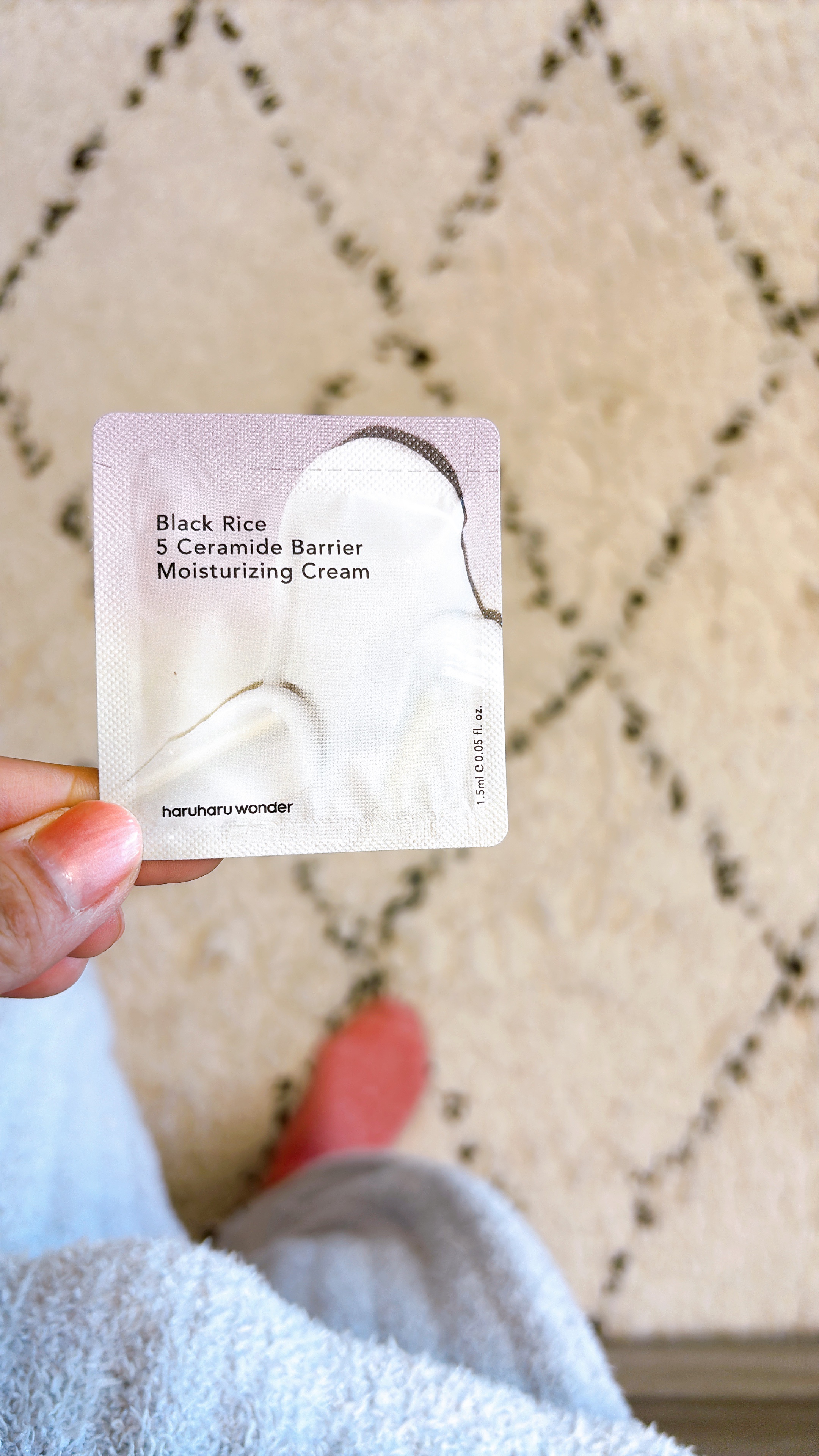 ブラックライス5セラミドバリアモイスチャライジングクリーム/haruharu wonder/フェイスクリームを使ったクチコミ（1枚目）