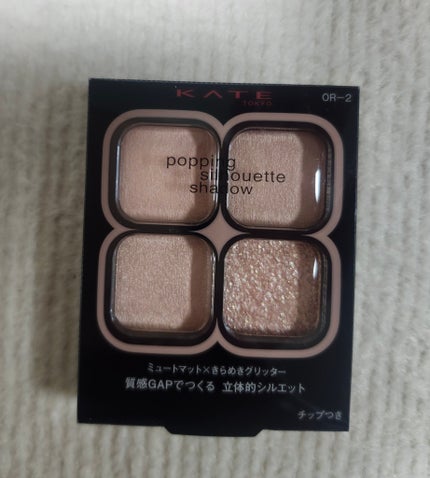 ケイト ポッピングシルエットシャドウ/KATE/アイシャドウパレットを使ったクチコミ(1枚目)