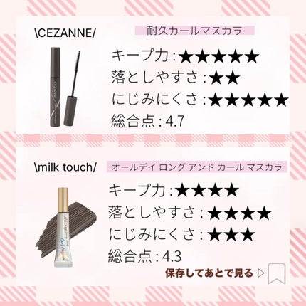 ロング&カラード ラッシュ/excel/マスカラを使ったクチコミ(3枚目)