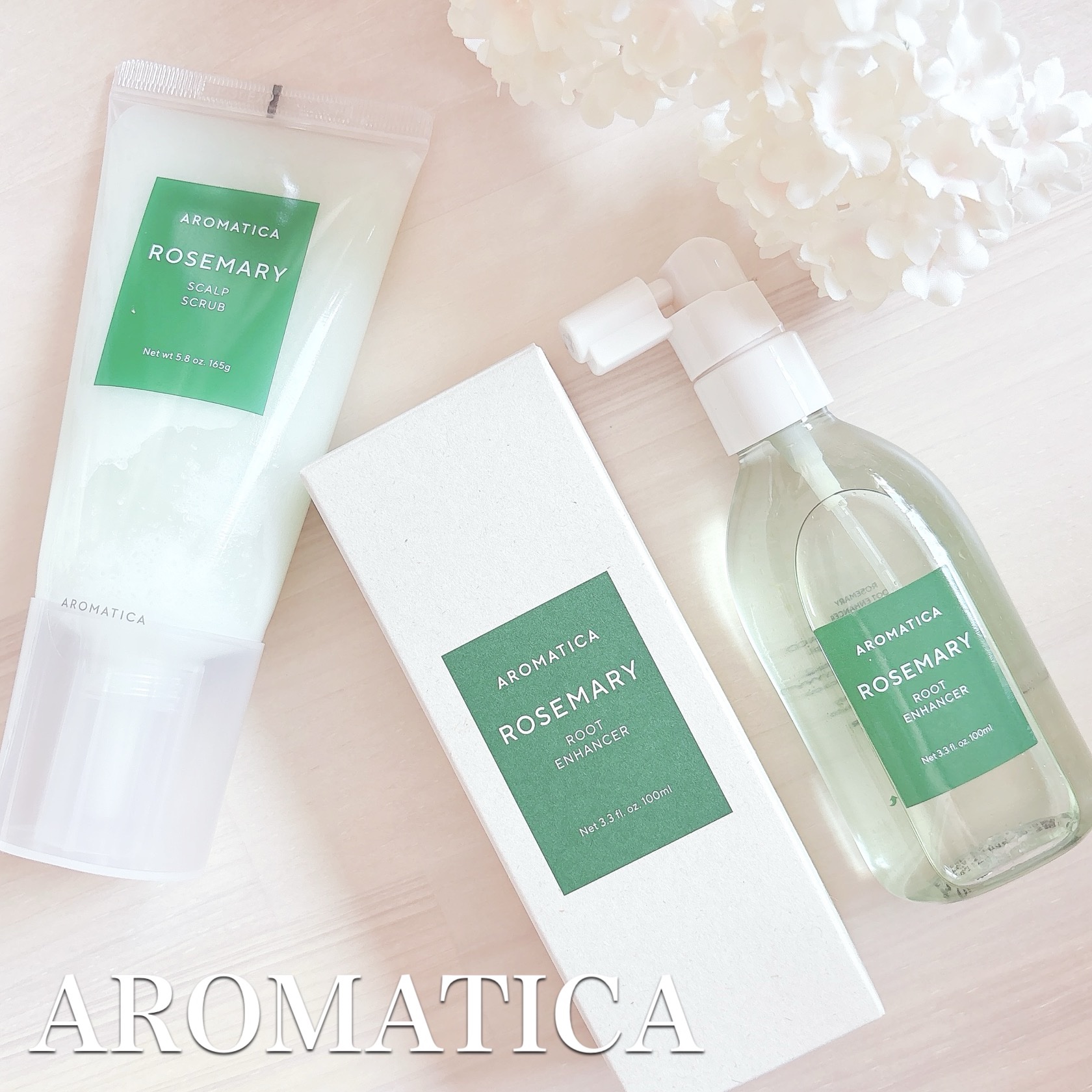 ローズマリー スカルプ スクラブ/AROMATICA/ヘッドスクラブを使ったクチコミ（1枚目）