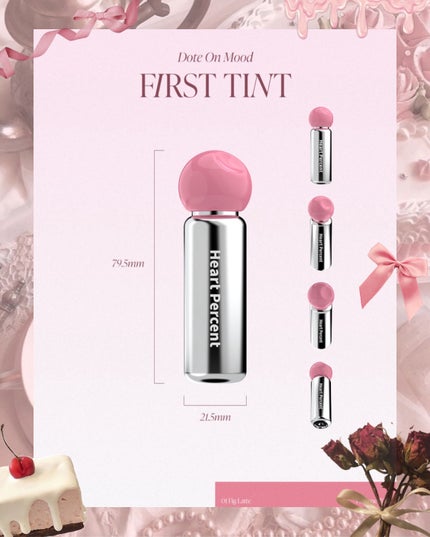 ドットオンムードワンウェイグロイティント/Heart Percent/リップティントを使ったクチコミ(6枚目)