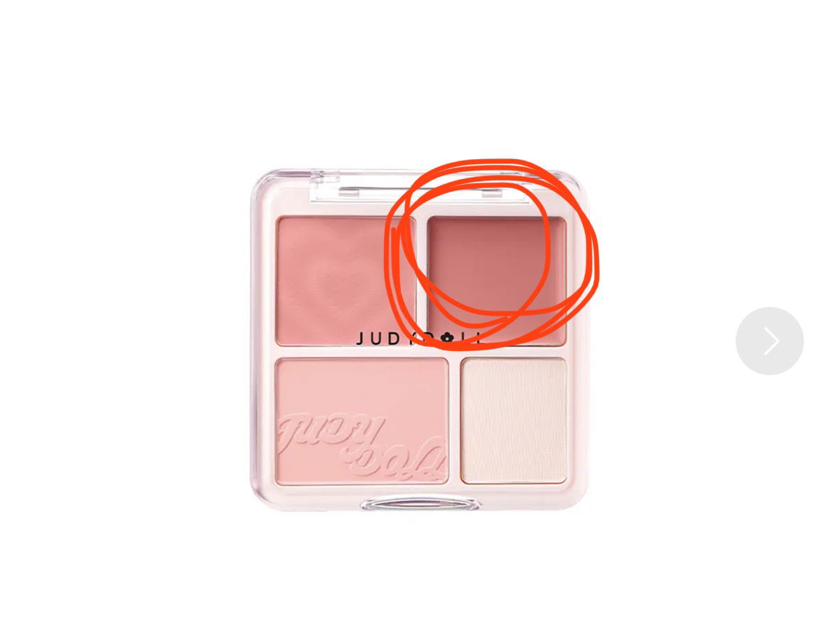 JUDYDOLL わがままチークハイライター/JUDYDOLL/パウダーチークを使ったクチコミ（1枚目）