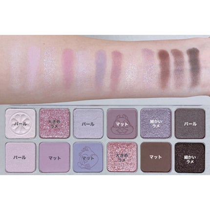 プロ アイ パレット エアー 105 DSG バイオレット(DEOKSUGUNG STONE WALL ROAD)/CLIO/アイシャドウパレットの画像