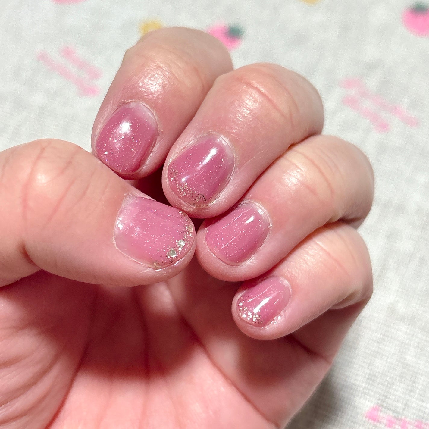 ジェルネイル(ライト対応)/セリア/ジェルネイルを使ったクチコミ(1枚目)