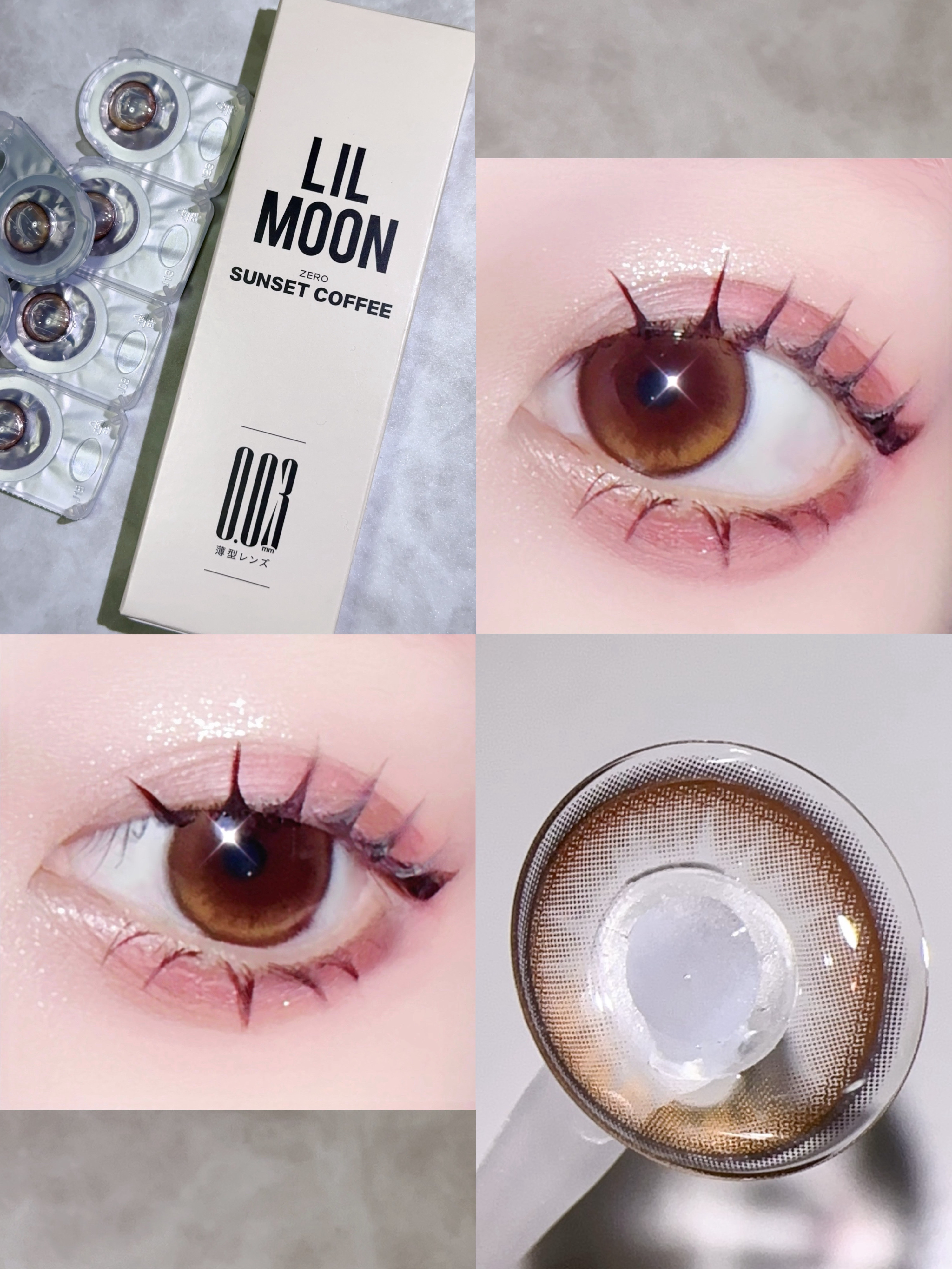 LILMOON 1day 0.03ZERO/LILMOON/ワンデー（１DAY）カラコンを使ったクチコミ（3枚目）