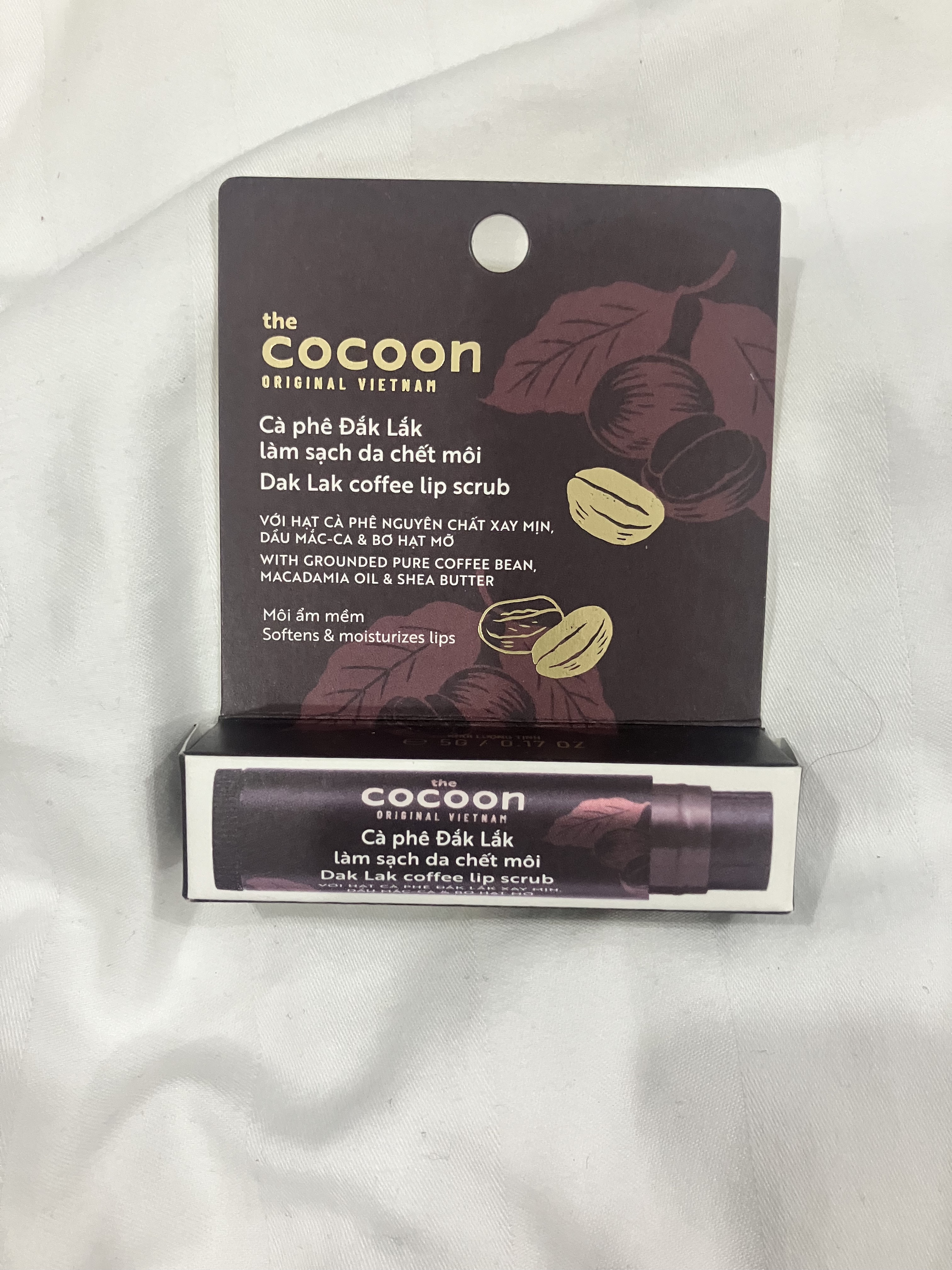 ダクラクコーヒーリップスクラブ/Cocoon/リップスクラブを使ったクチコミ（1枚目）