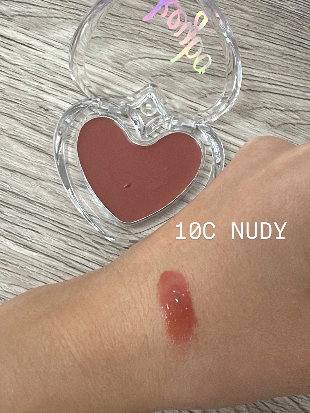 ハートキーリング リップ＆チーク/keybo/口紅を使ったクチコミ（3枚目）