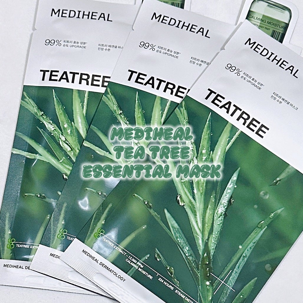 ティーツリー エッセンシャルマスクカーミングモイスチャー/MEDIHEAL/シートマスク・パックを使ったクチコミ(1枚目)