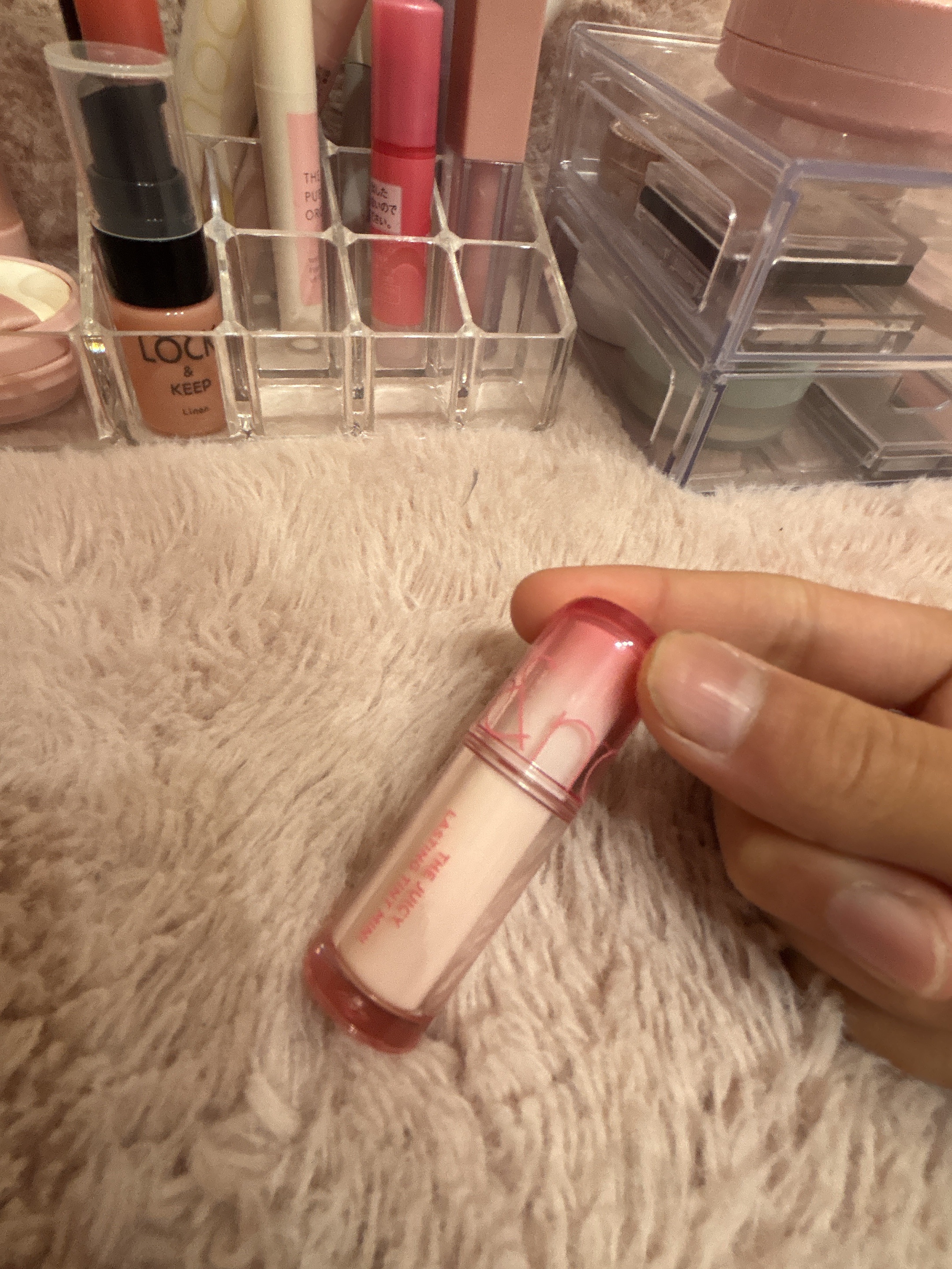 ザ ジューシーラスティングティント/rom&nd/リップティントを使ったクチコミ（1枚目）