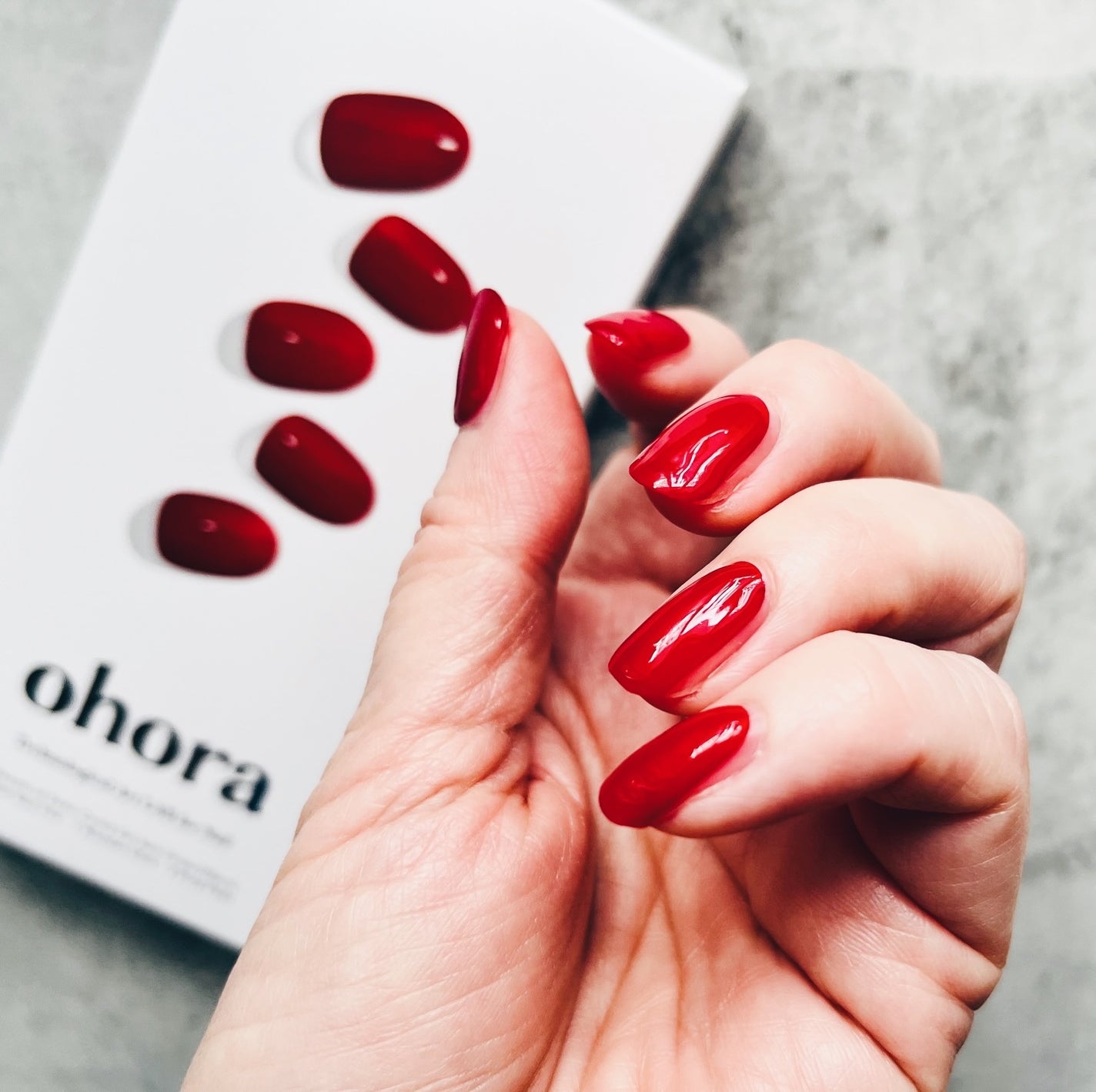 セミキュアジェルネイル(ハンド)/ohora/ネイルシールを使ったクチコミ(1枚目)