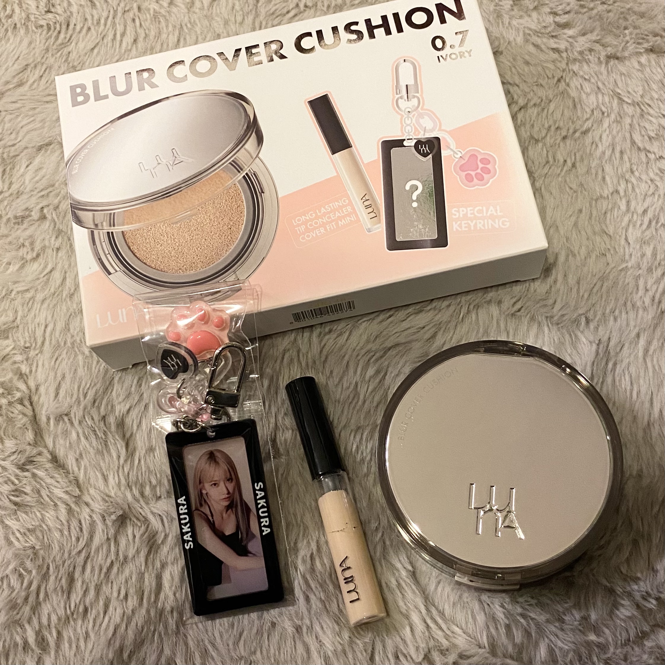 ブラーカバークッション/LUNA/クッションファンデーションを使ったクチコミ（1枚目）