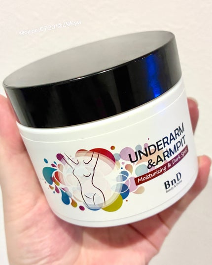 BnDアンダーアームクリーム(ボディクリーム)/BnD/デリケートゾーンケアを使ったクチコミ(2枚目)