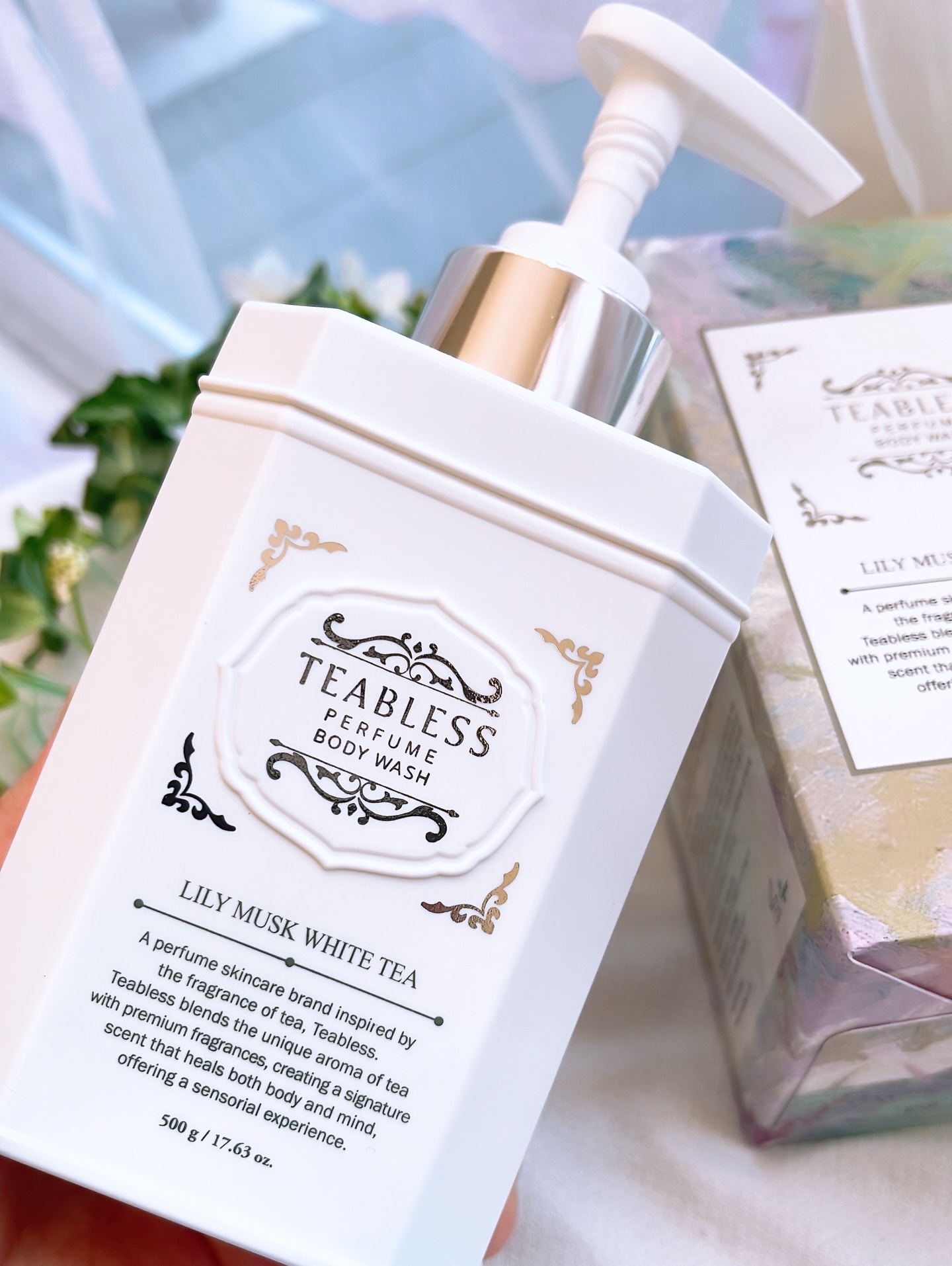 パフュームボディソープ リリィムスクホワイトティー/TEABLESS/ボディソープを使ったクチコミ（2枚目）