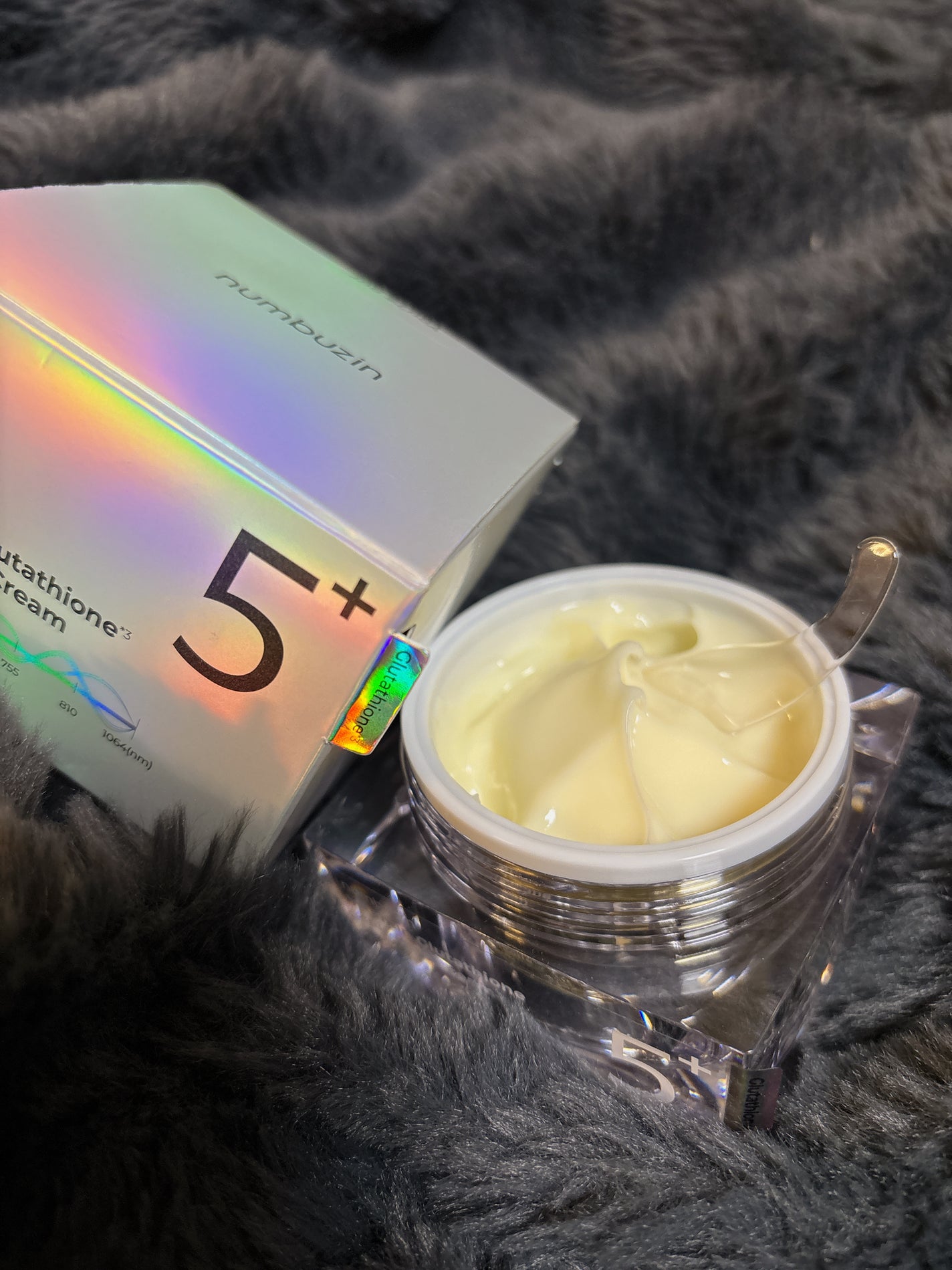 5番 白玉グルタチオンCメラゼロクリーム/numbuzin/フェイスクリームを使ったクチコミ(2枚目)