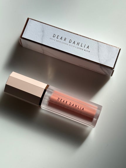 ペタルドロップリキッドブラッシャー フレッシュ(FLESH)/DEAR DAHLIA/リキッドチークを使ったクチコミ(1枚目)
