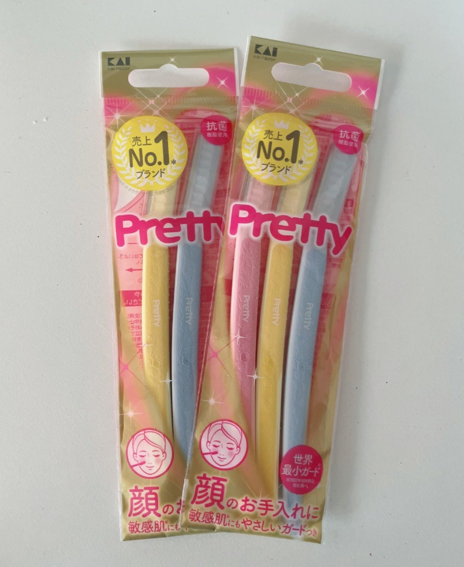 プリティー 敏感肌用フェイスL 3本入/貝印/シェーバーを使ったクチコミ(1枚目)