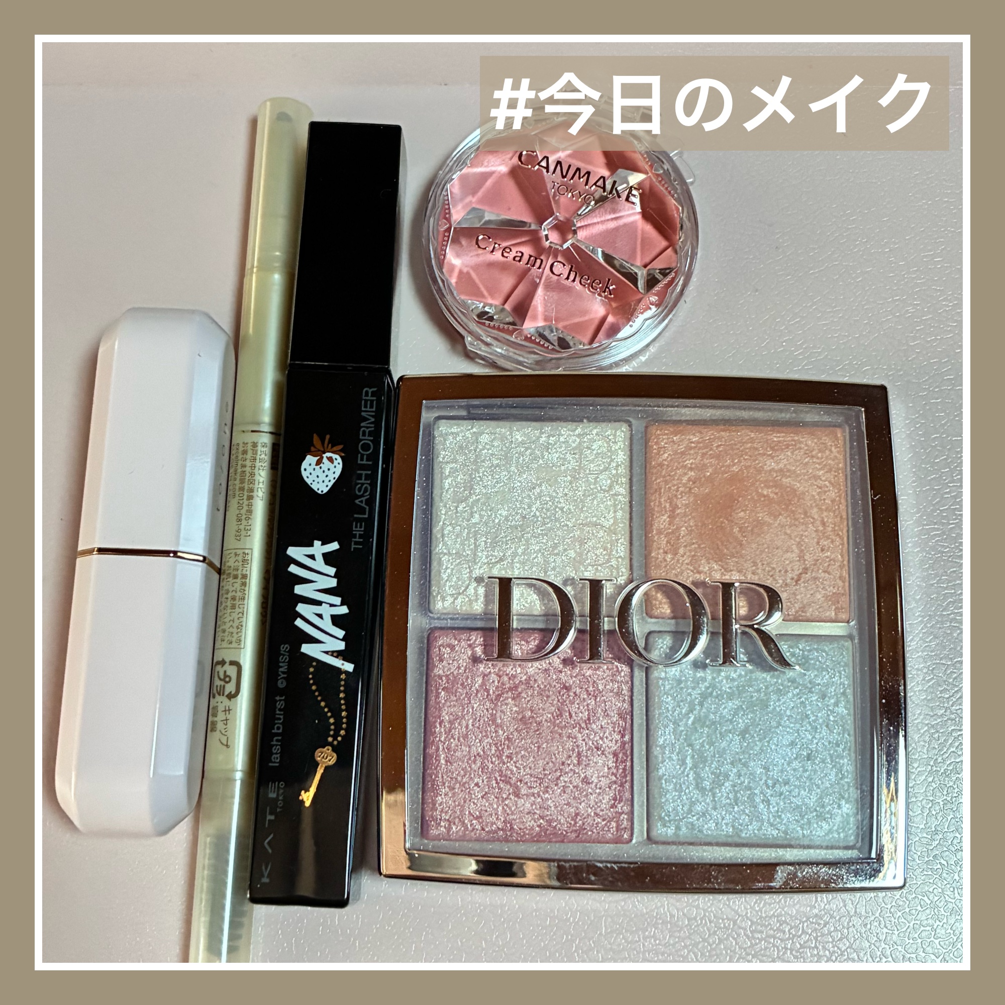 クリームチーク/キャンメイク/ジェル・クリームチークを使ったクチコミ（1枚目）