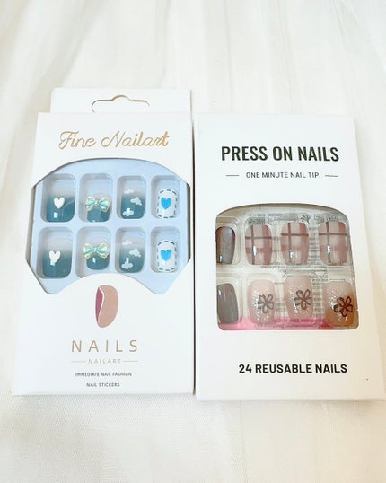 ネイルチップ/SHEIN/ネイルチップ・パーツを使ったクチコミ(4枚目)