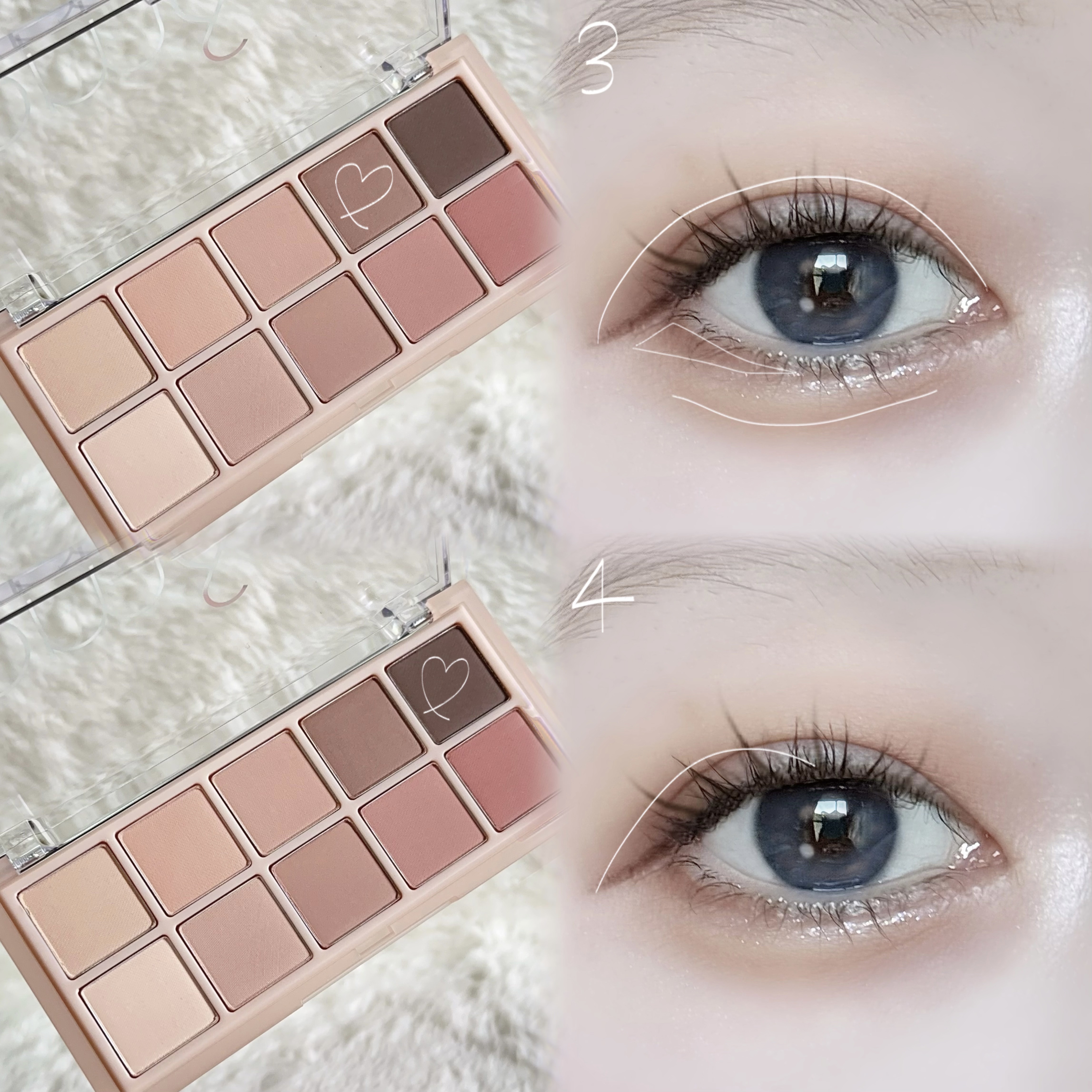 ベターザンパレット/rom&nd/アイシャドウパレットを使ったクチコミ（3枚目）