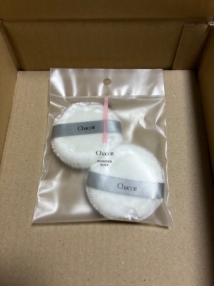 パウダーパフ(2ヶ入)/チャコット・コスメティクス/パフ・スポンジを使ったクチコミ(1枚目)