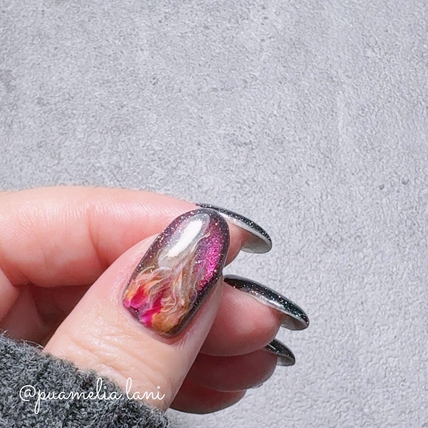 カラージェル 090M/Raygel/ジェルネイルを使ったクチコミ（3枚目）