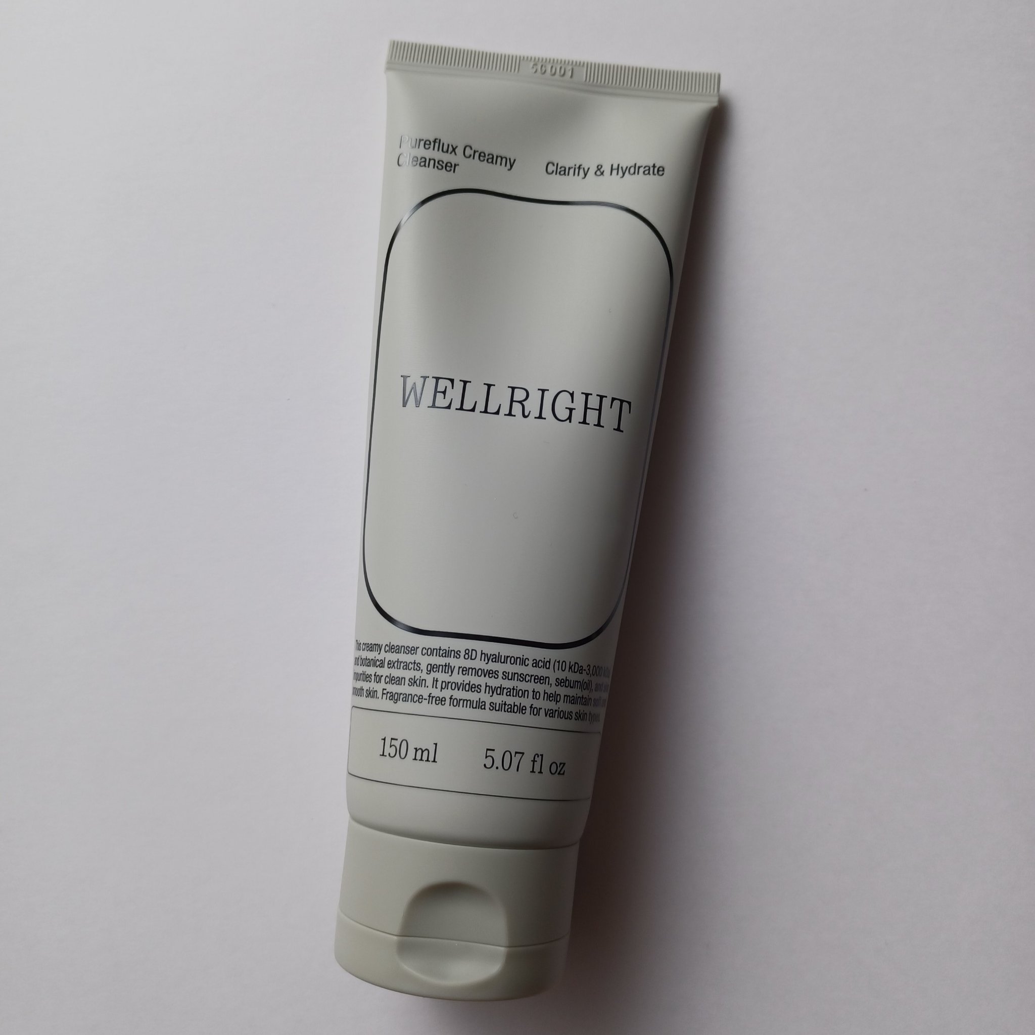 ピュアフラックス クリーミークレンザー/WELLRIGHT/洗顔フォームを使ったクチコミ（1枚目）