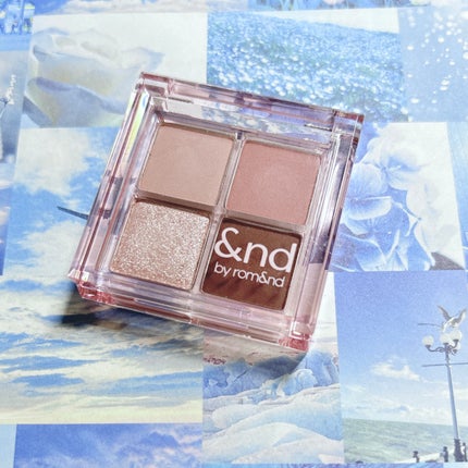 アンドバイロムアンド メロウアイパレット/&nd by rom&nd/アイシャドウパレットを使ったクチコミ(1枚目)