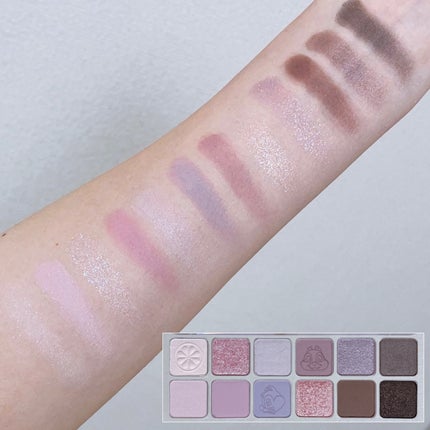 プロ アイ パレット エアー 105 DSG バイオレット(DEOKSUGUNG STONE WALL ROAD)/CLIO/アイシャドウパレットの画像